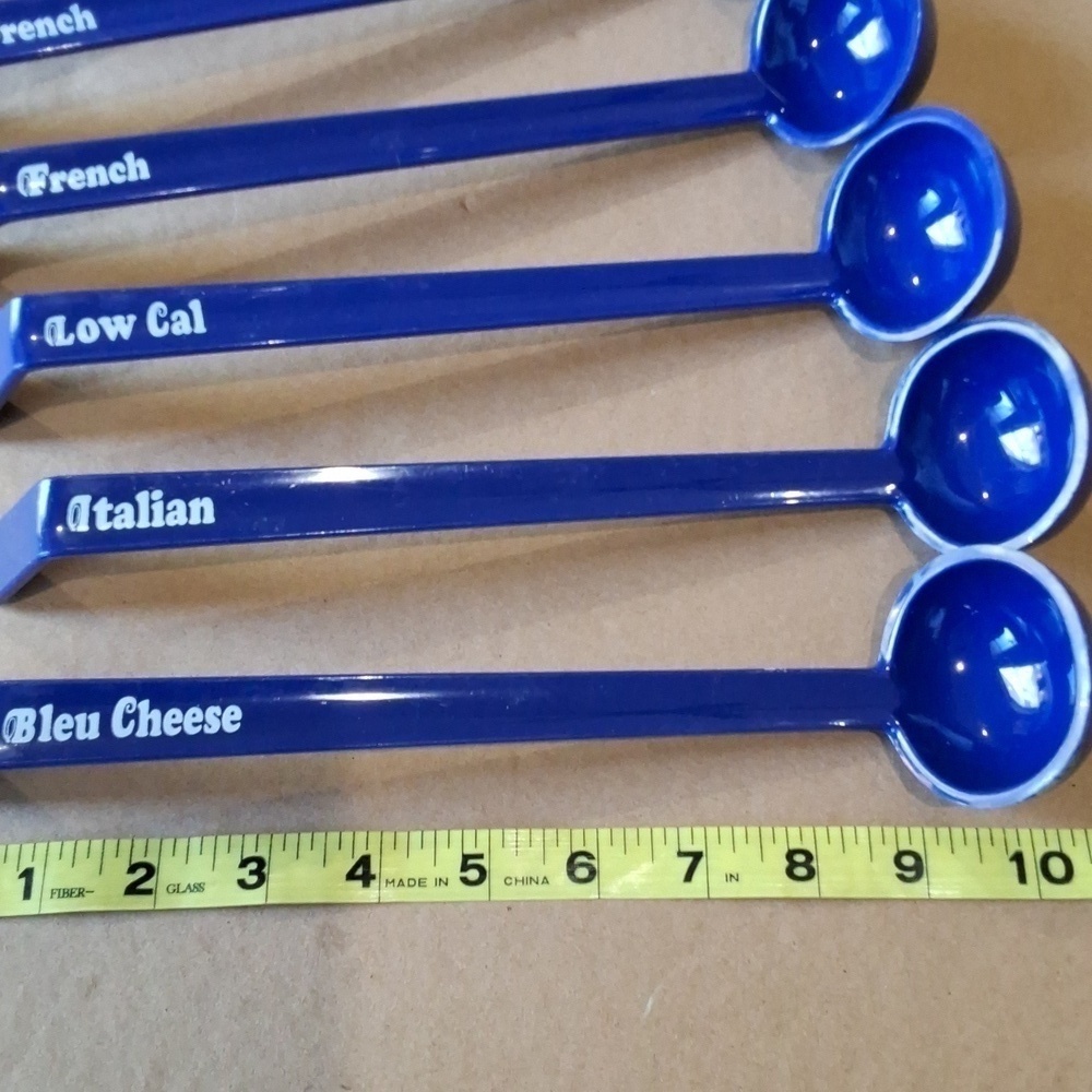 Cambro 6 Royal blue salad dressing scoop ladel 10 inches - Picture 8 of 8
